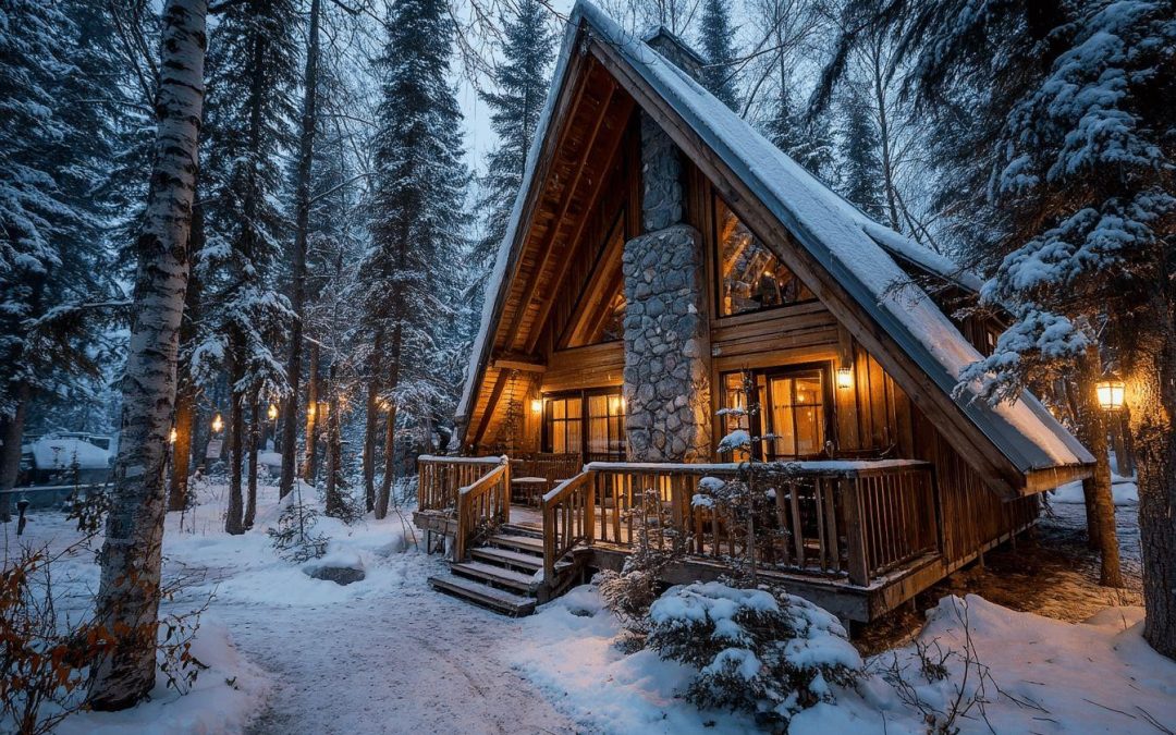 Réservez un chalet romantique pour 2 personnes avec spa privé : escapade idyllique en pleine nature