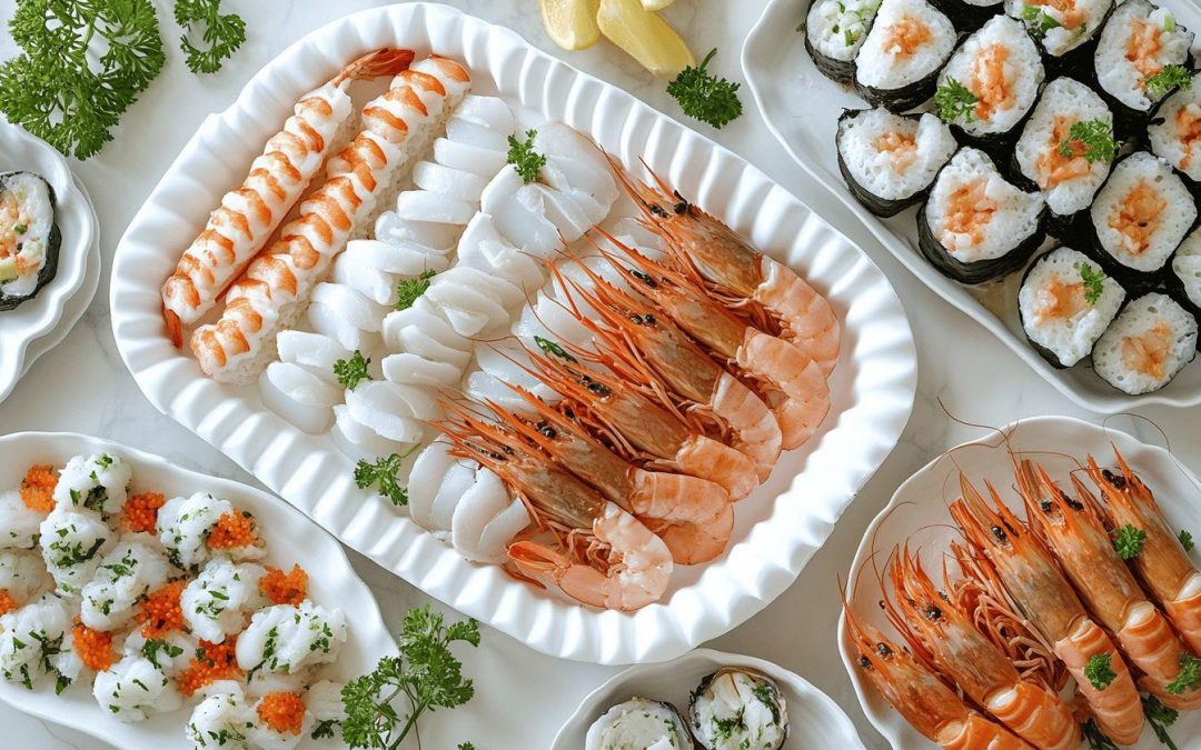 Plateau en polystyrène pour fruits de mer : qualité et légèreté pour vos présentations festives