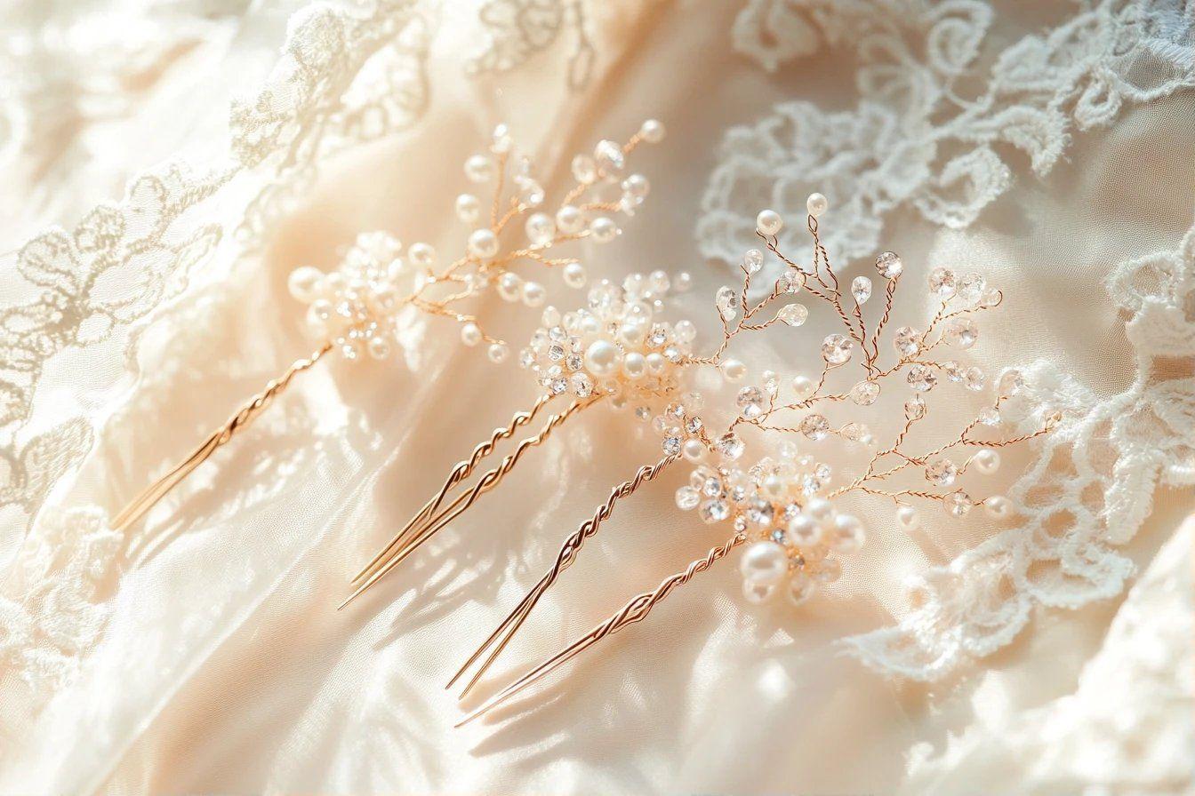 broche pour cheveux mariage